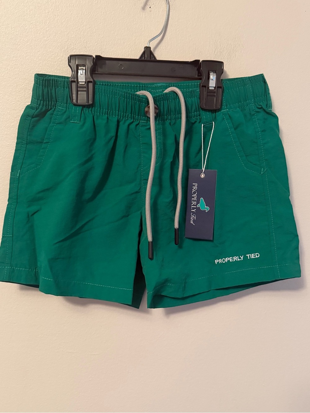 Properly Tied Green Mallard Shorts